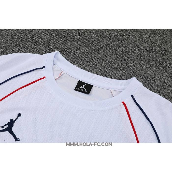 Chandal del Paris Saint-Germain Jordan 2022-2023 Manga Corta Blanco - Pantalon Corto